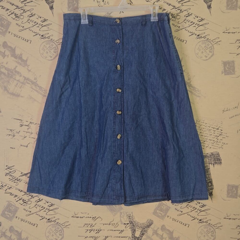 Vintage National women's Chambray jeans  Skirt size 16P
